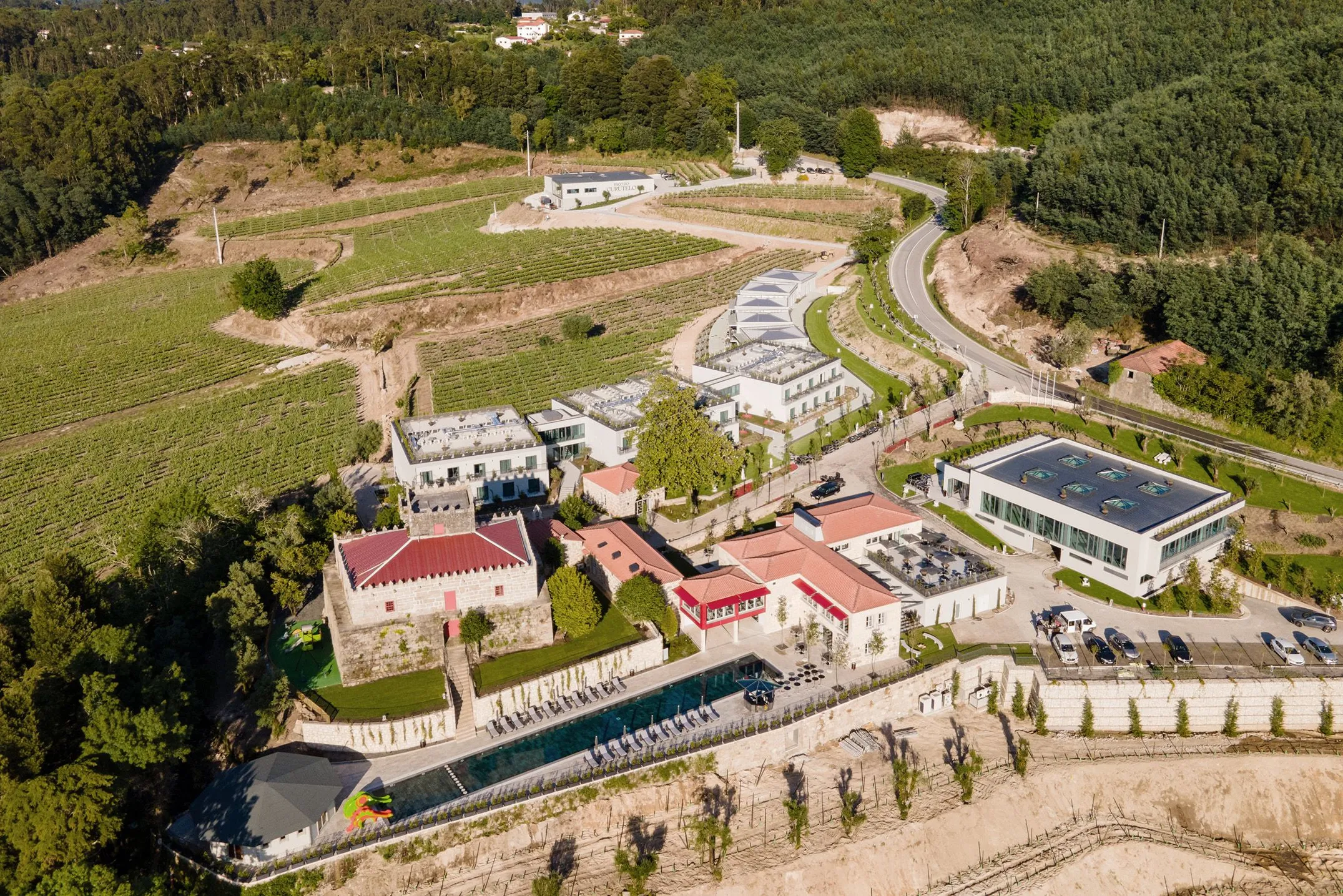 Vista aérea de hotel Vila Galé Ponte de Lima Vineyards