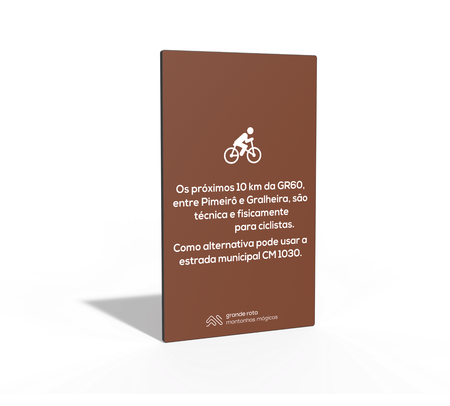 Placa informativa Centros Cyclin' Portugal
