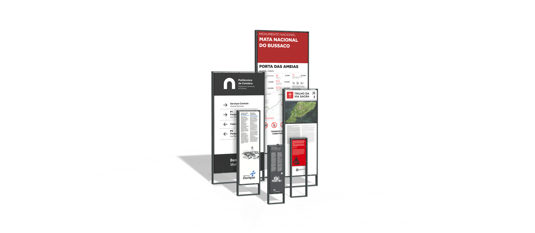 Totem informativo Frame