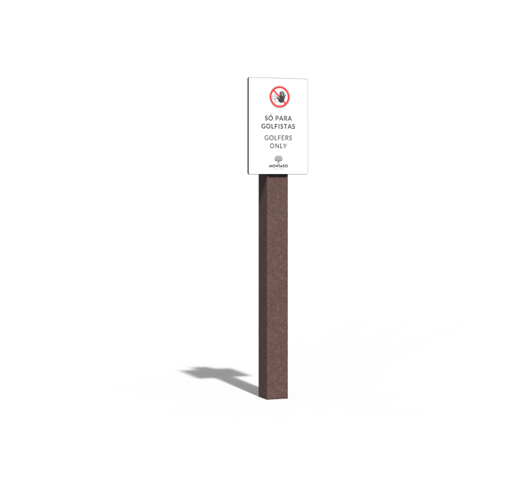 Placa de aviso