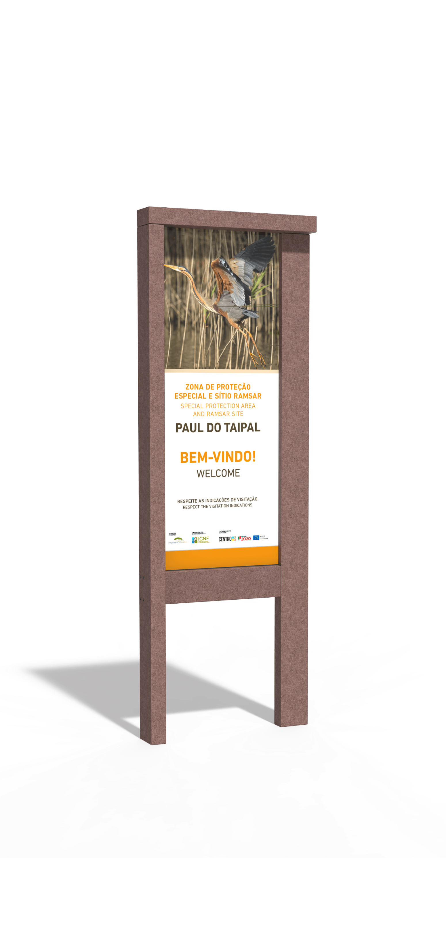 Painel de boas-vindas ICNF