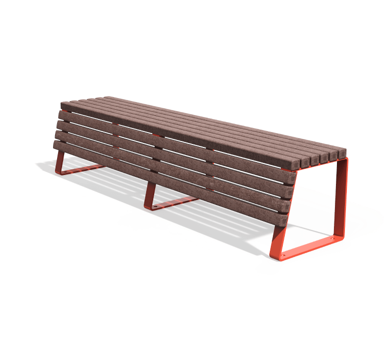 Banco sem costas Plaza