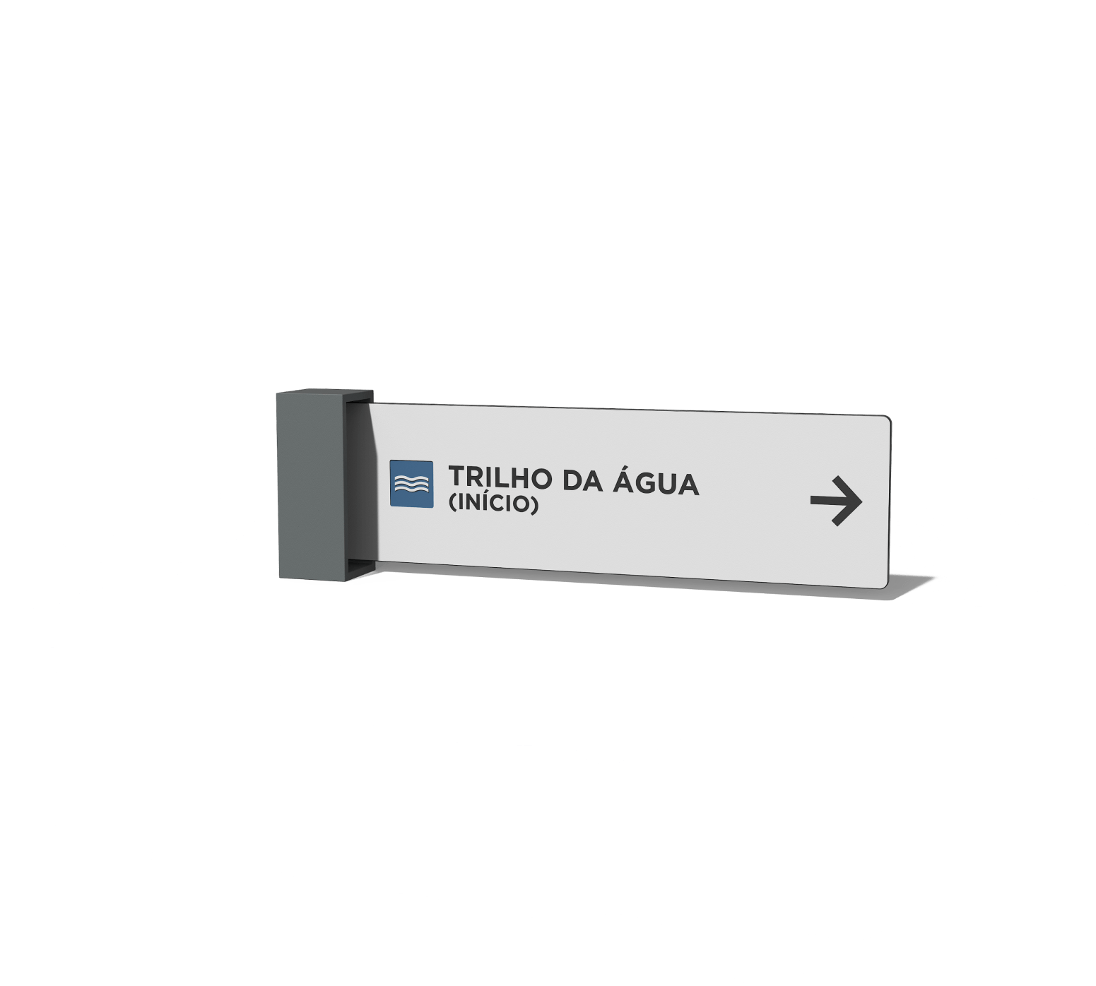 Placa direcional Frame